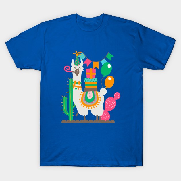 Party llama T-Shirt by melomania